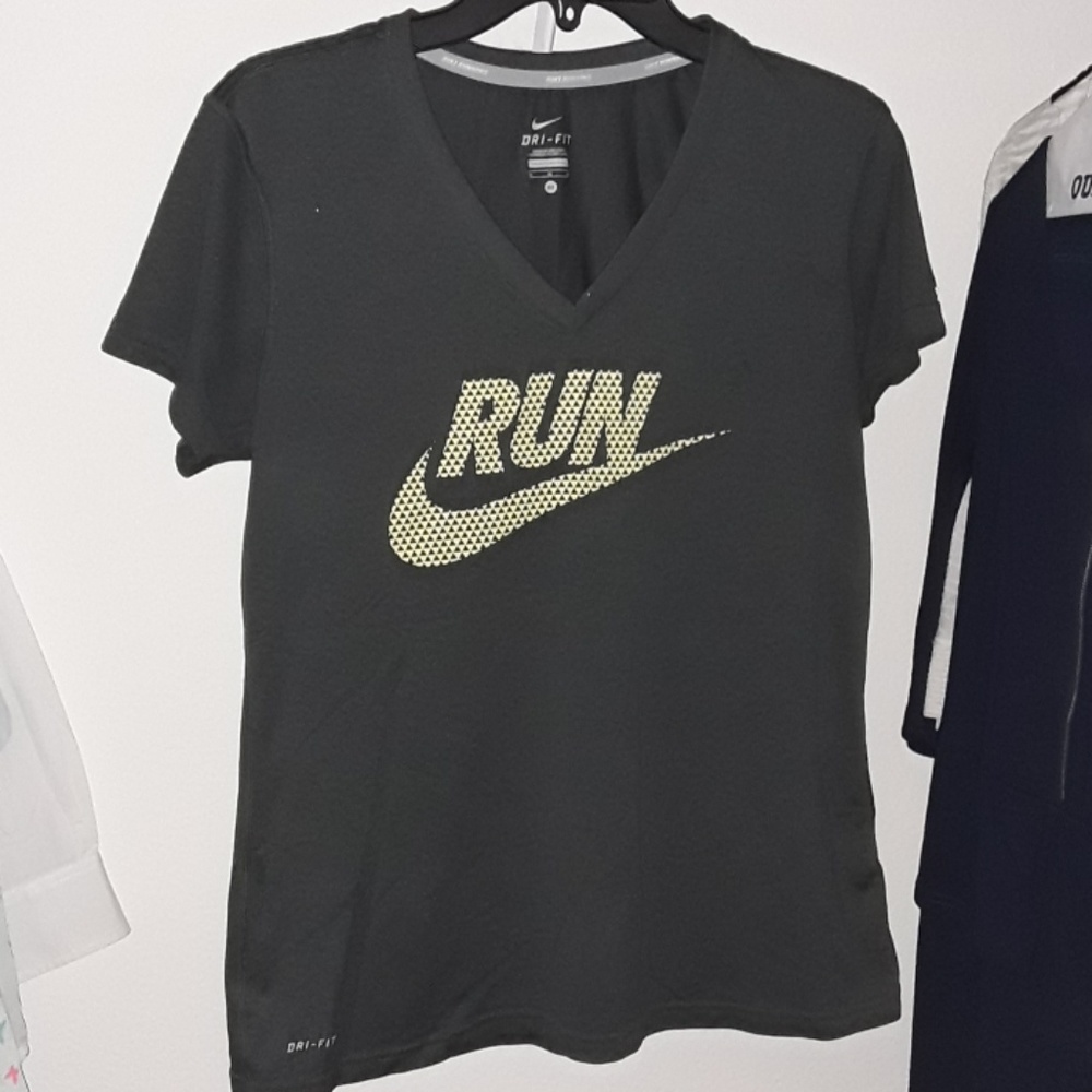 Dri Fit "Run" check shirt